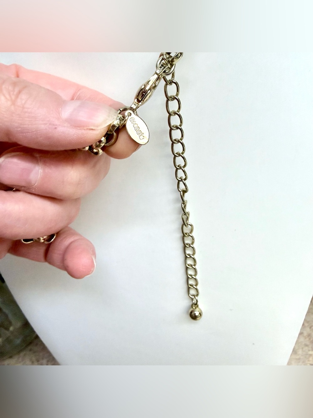 Chico’s 2 piece matching necklace bracelet set - Picture 4 of 7